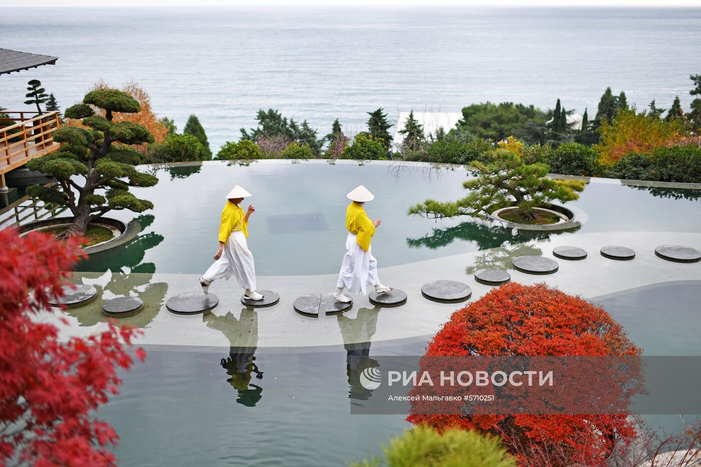 Открытие японского сада в Крыму