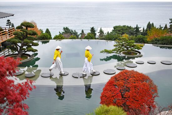 Открытие японского сада в Крыму