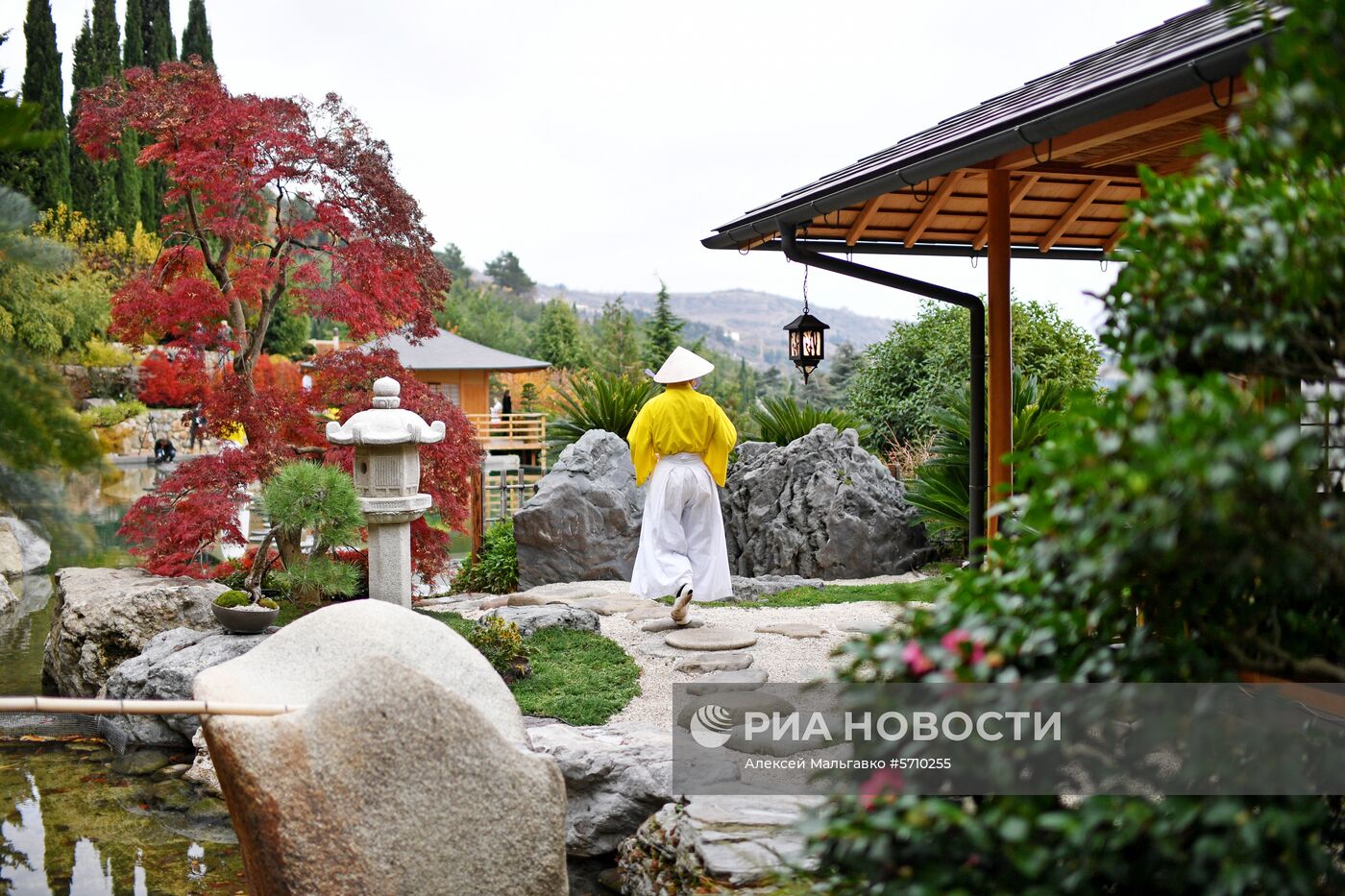 Открытие японского сада в Крыму