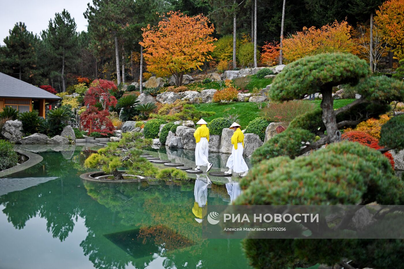 Открытие японского сада в Крыму