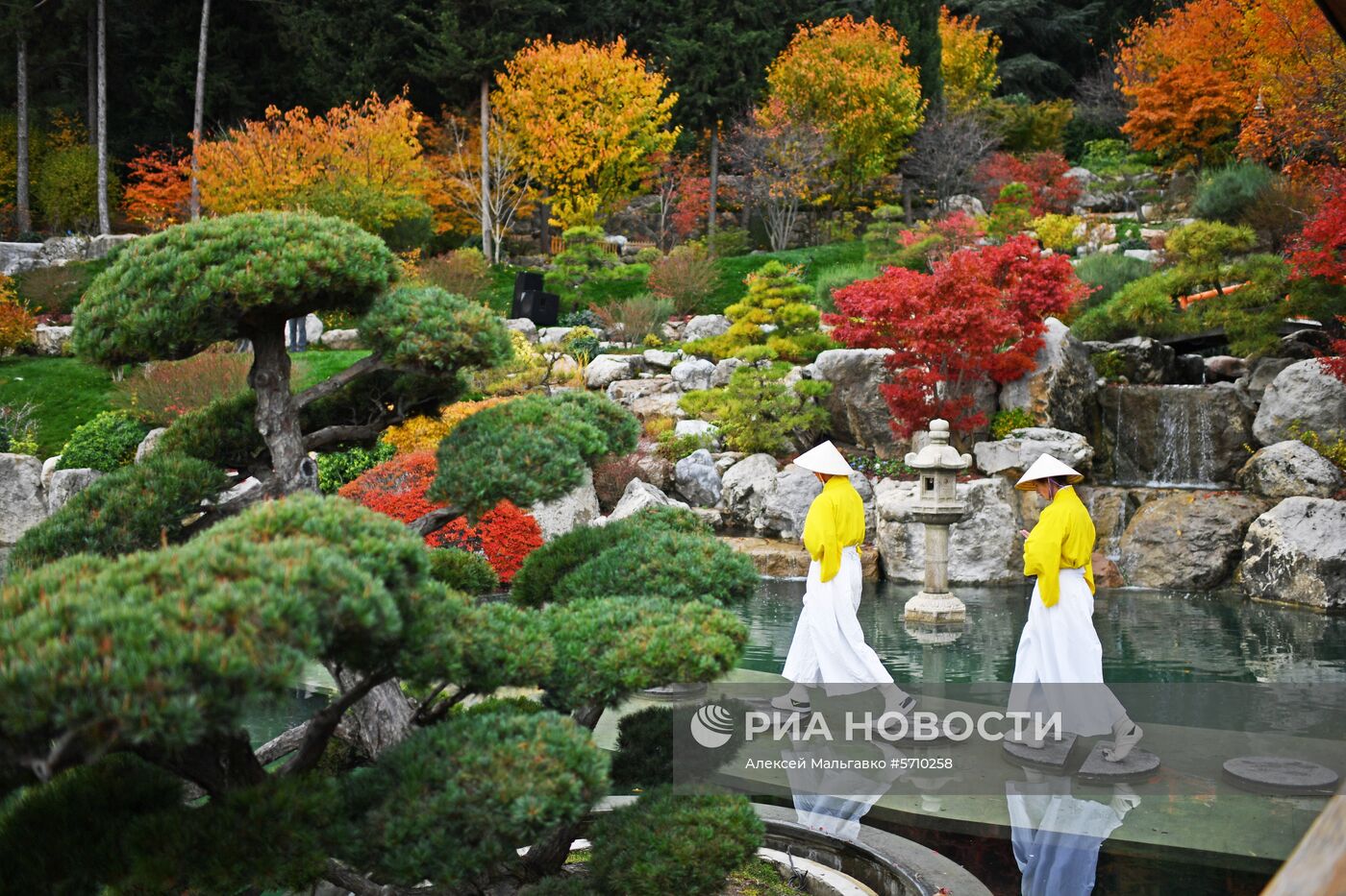 Открытие японского сада в Крыму