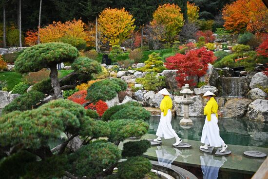 Открытие японского сада в Крыму