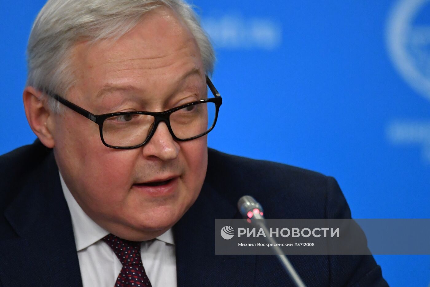 Брифинг заместителя главы МИД РФ С. Рябкова