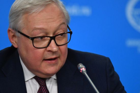Брифинг заместителя главы МИД РФ С. Рябкова
