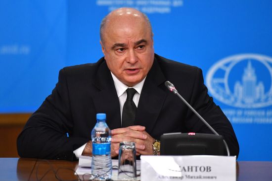 Брифинг заместителя главы МИД РФ С. Рябкова
