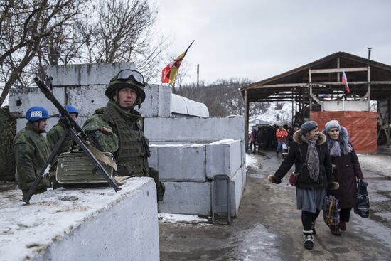 КПП в Станице Луганской