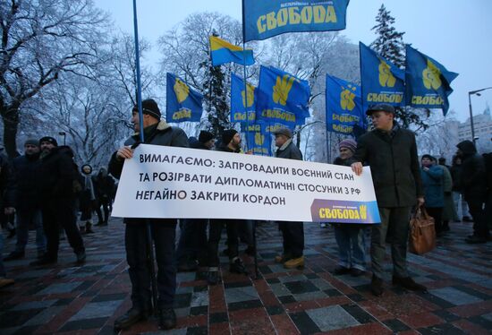 Акции националистов в Киеве