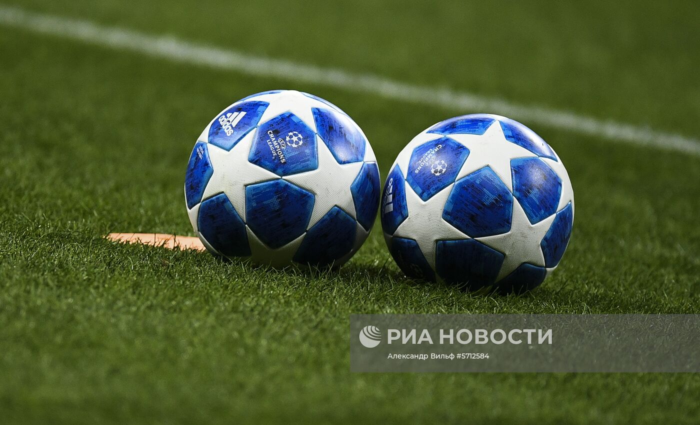 Футбол. Лига чемпионов. Тренировка ФК "Виктория"