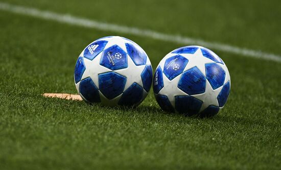 Футбол. Лига чемпионов. Тренировка ФК "Виктория"