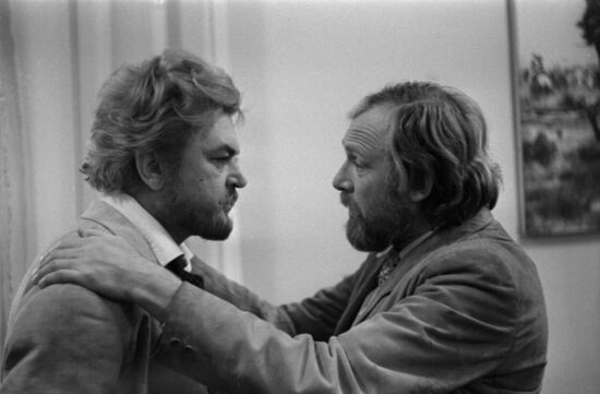 Празднование 50-летия народного артиста СССР Сергея Бондарчука