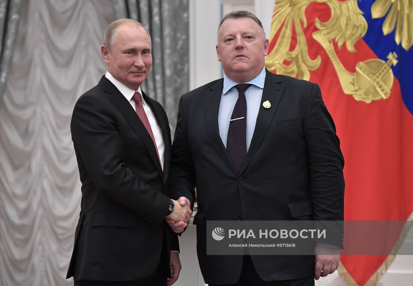 Президент РФ В. Путин вручил государственные награды