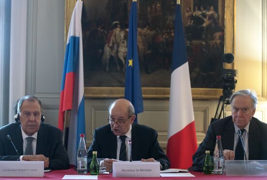 Визит главы МИД РФ С. Лаврова во Францию 
