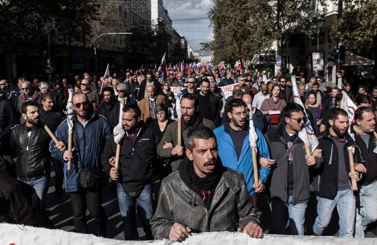Всеобщая забастовка в Греции