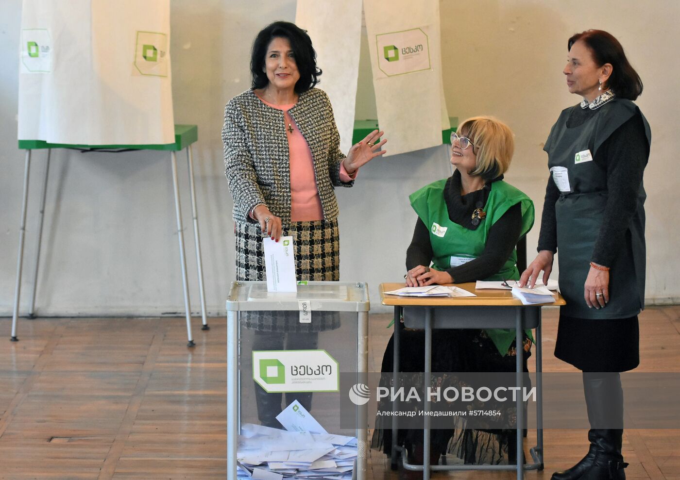 2-й тур президентских выборов в Грузии