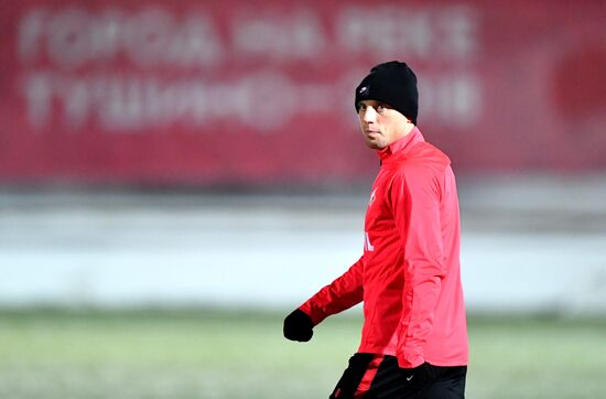 Футбол. Лига Европы. Тренировка ФК "Спартак"