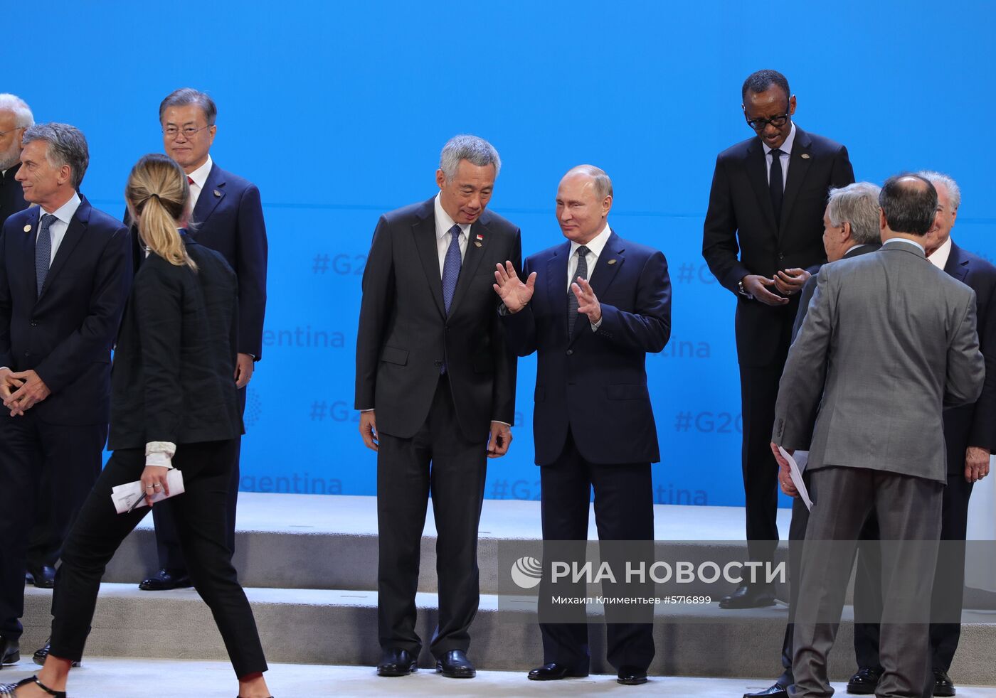 Официальный визит президента РФ В. Путина в Аргентину