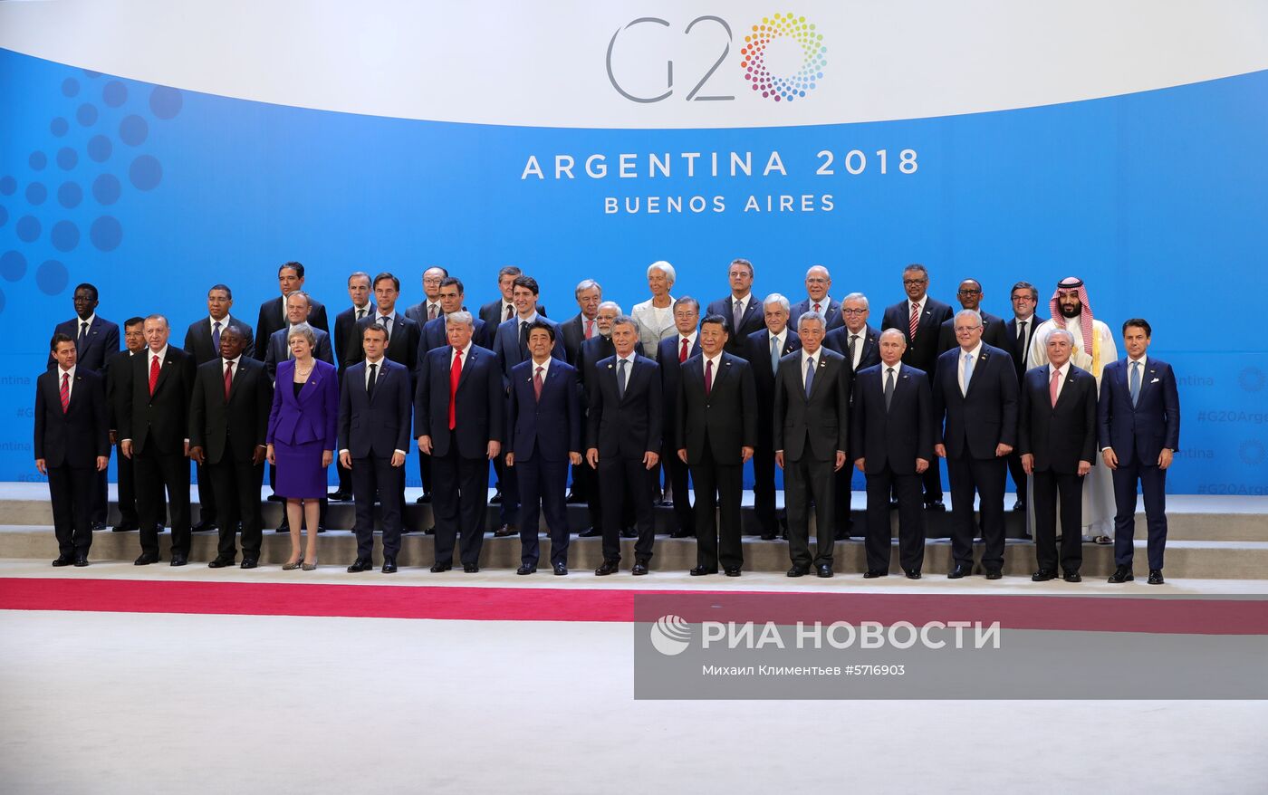 Официальный визит президента РФ В. Путина в Аргентину