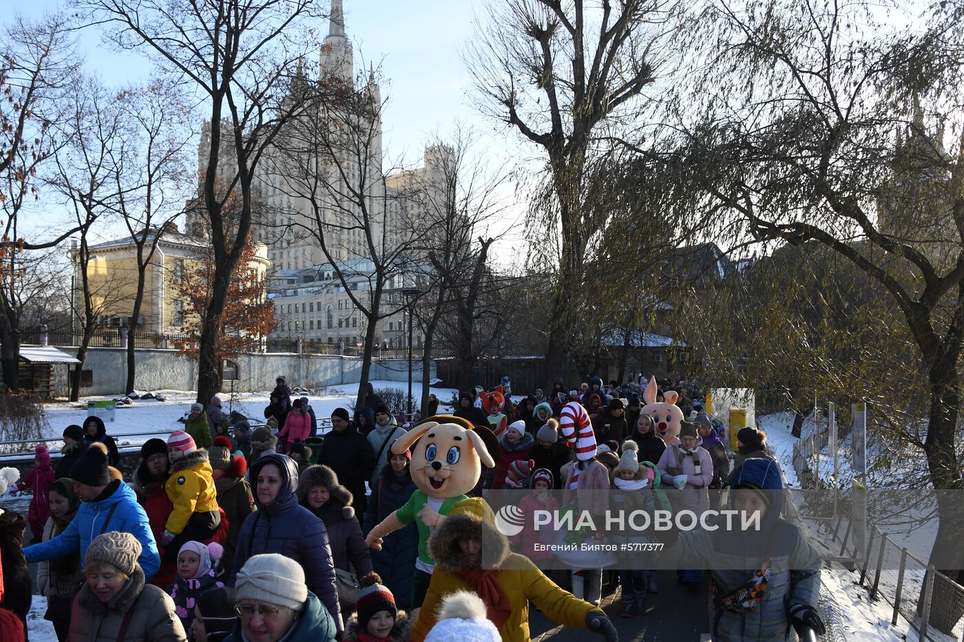 Встреча с Дедом Морозом в Московском зоопарке