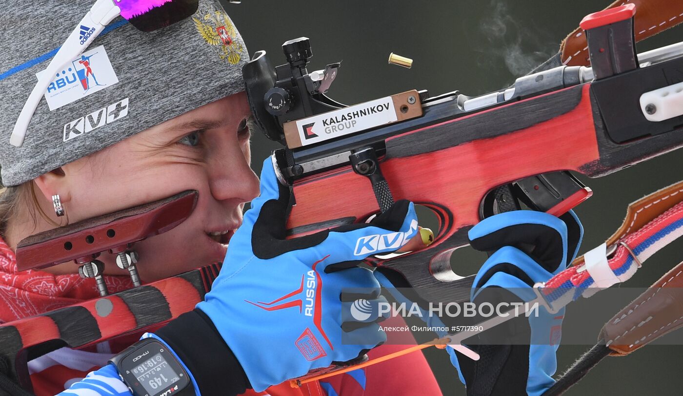 Биатлон. I этап Кубка мира. Тренировки