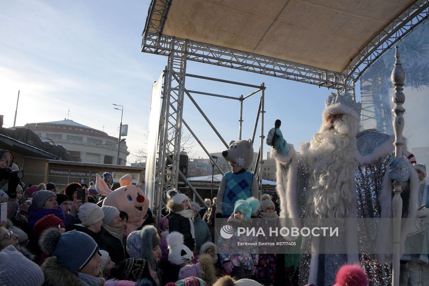 Встреча с Дедом Морозом в Московском зоопарке