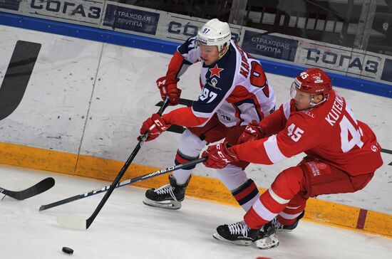 Хоккей. КХЛ. Матч "Спартак" - ЦСКА