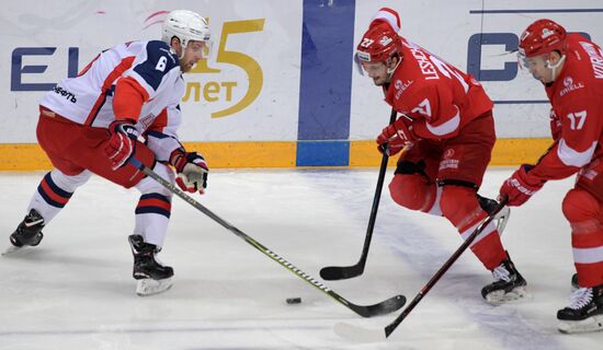 Хоккей. КХЛ. Матч "Спартак" - ЦСКА
