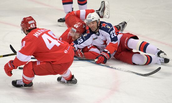 Хоккей. КХЛ. Матч "Спартак" - ЦСКА