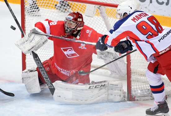 Хоккей. КХЛ. Матч "Спартак" - ЦСКА