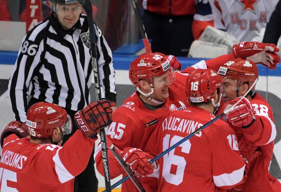 Хоккей. КХЛ. Матч "Спартак" - ЦСКА