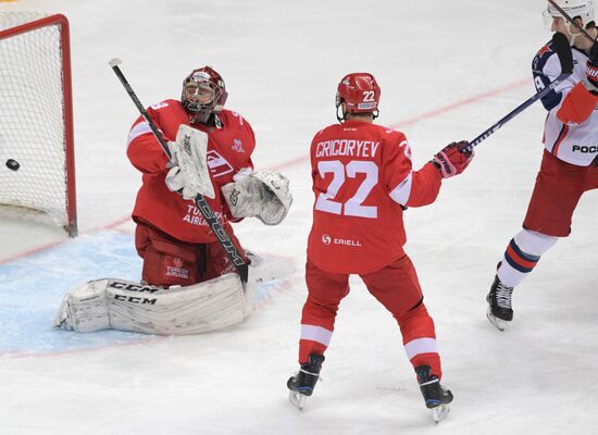 Хоккей. КХЛ. Матч "Спартак" - ЦСКА