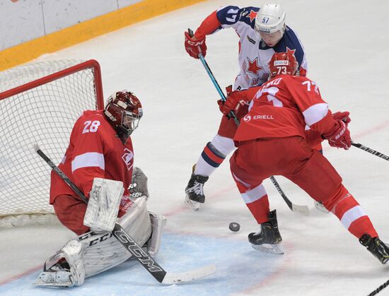 Хоккей. КХЛ. Матч "Спартак" - ЦСКА