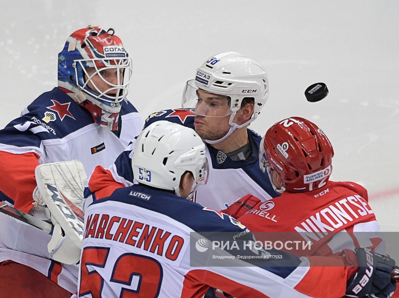 Хоккей. КХЛ. Матч "Спартак" - ЦСКА