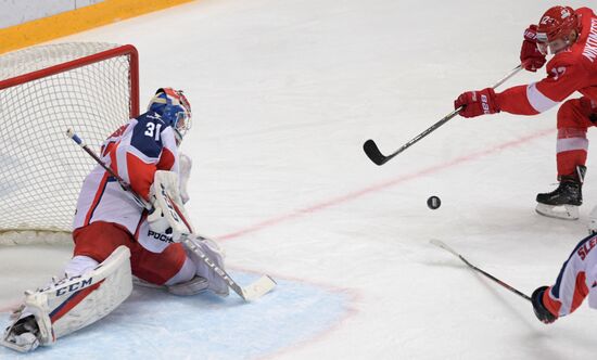 Хоккей. КХЛ. Матч "Спартак" - ЦСКА