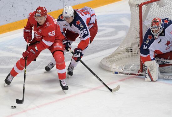 Хоккей. КХЛ. Матч "Спартак" - ЦСКА