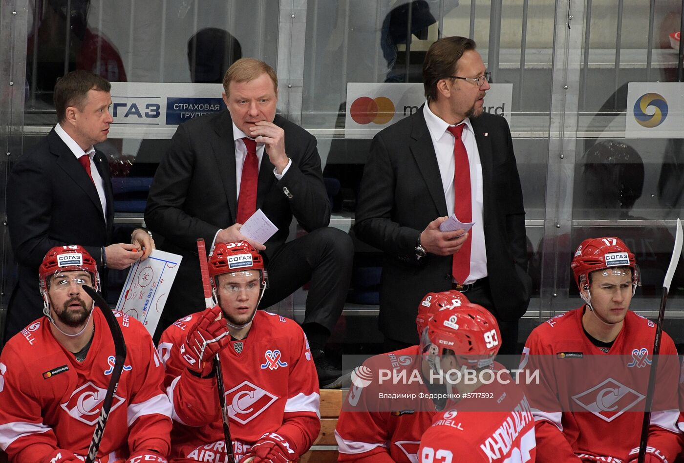 Хоккей. КХЛ. Матч "Спартак" - ЦСКА