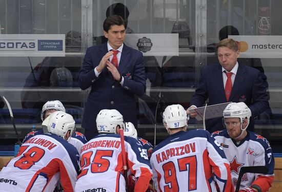 Хоккей. КХЛ. Матч "Спартак" - ЦСКА