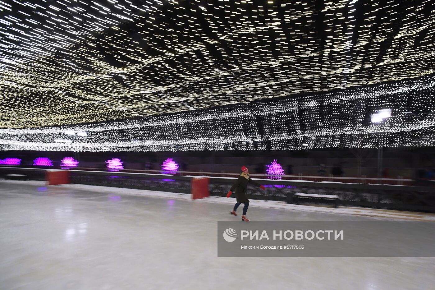 Открытие катка на Кремлевской набережной в Казани