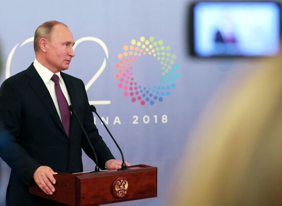 Официальный визит президента РФ В. Путина в Аргентину. День второй