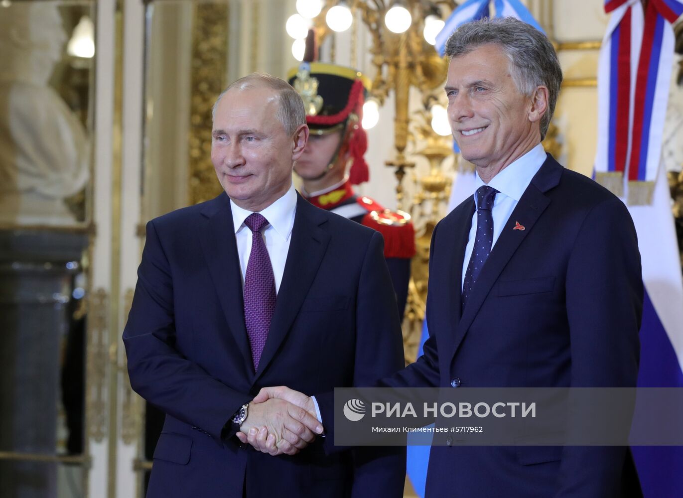 Официальный визит президента РФ В. Путина в Аргентину. День второй