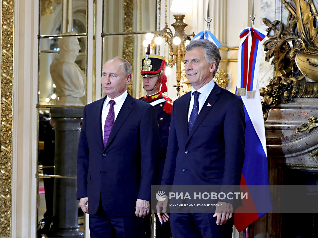 Официальный визит президента РФ В. Путина в Аргентину. День второй