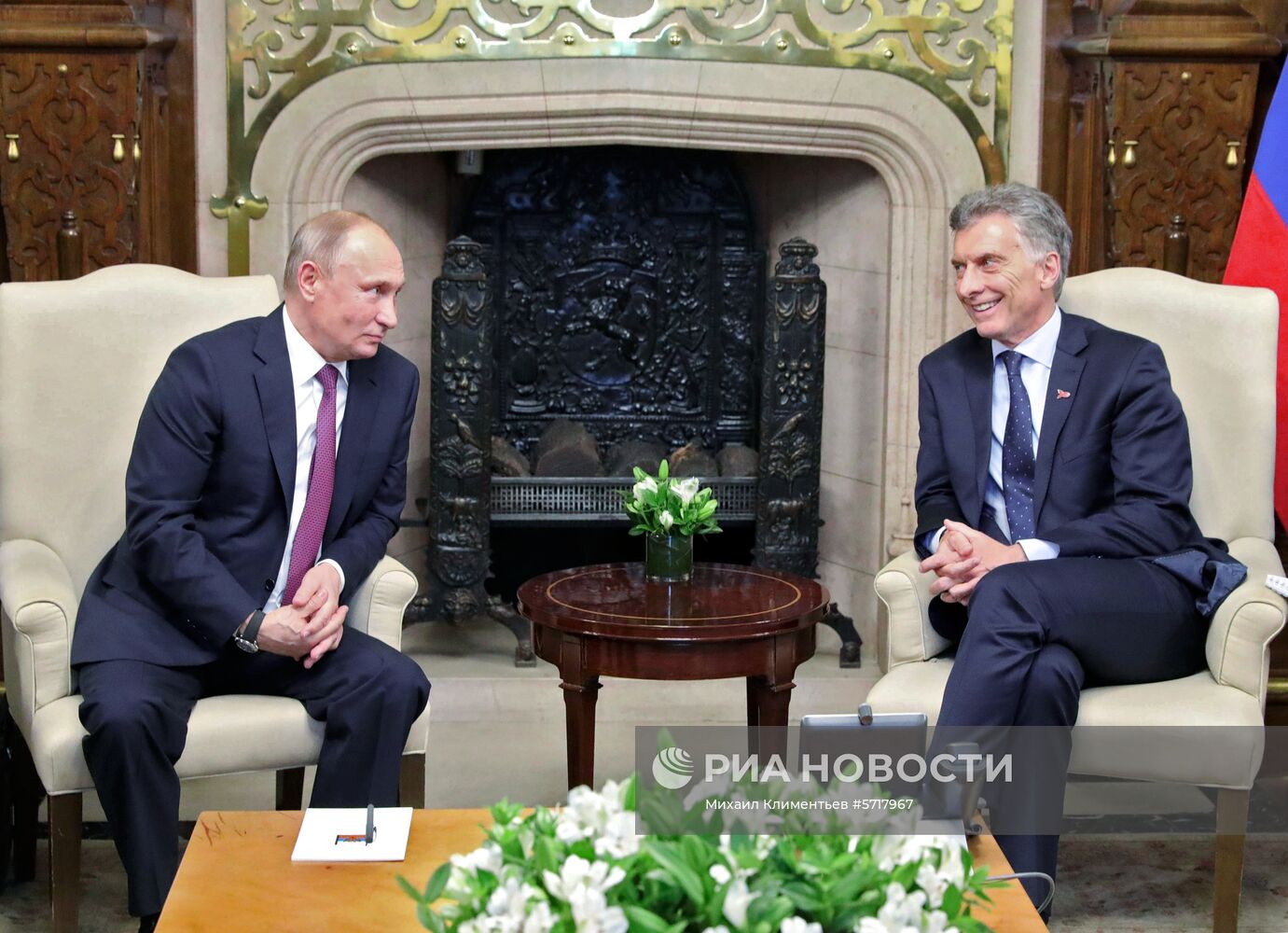 Официальный визит президента РФ В. Путина в Аргентину. День второй