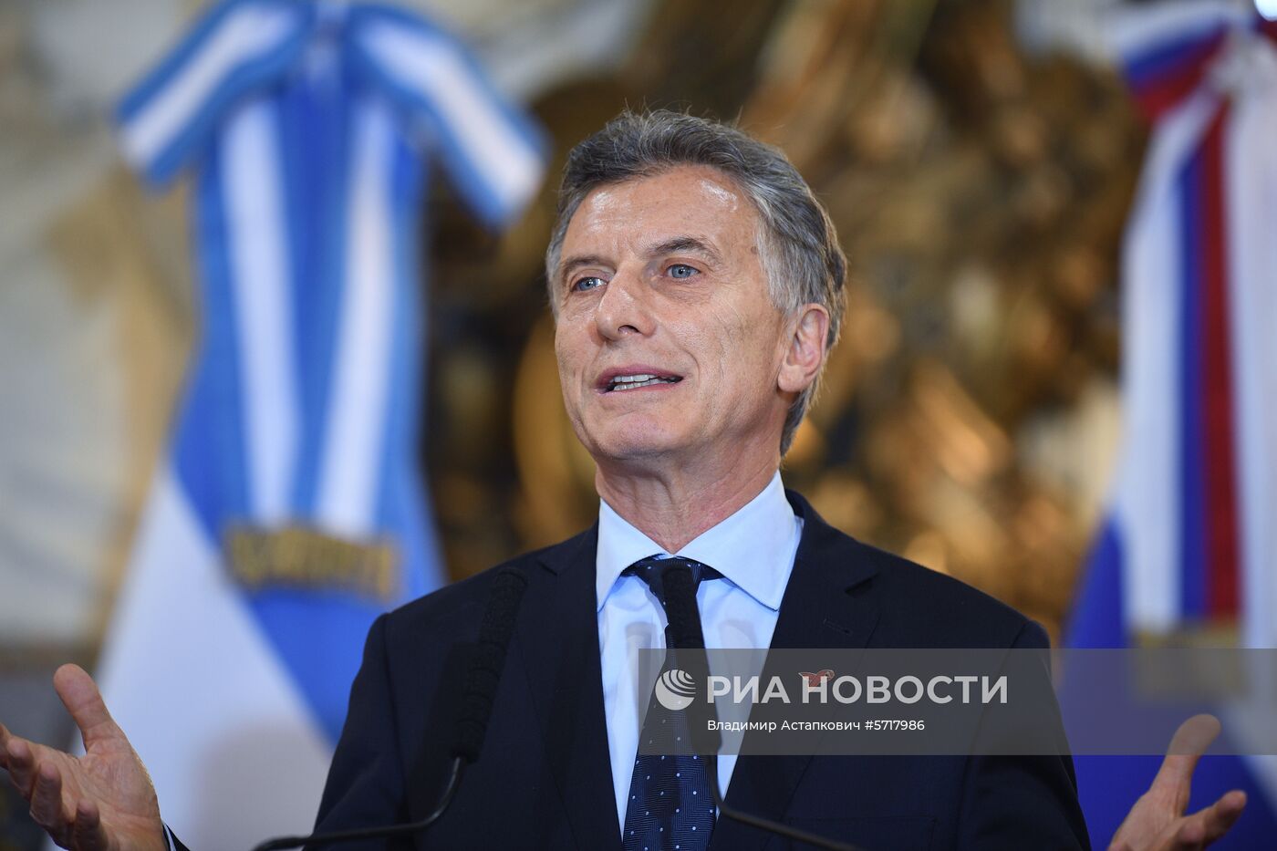 Официальный визит президента РФ В. Путина в Аргентину. День второй