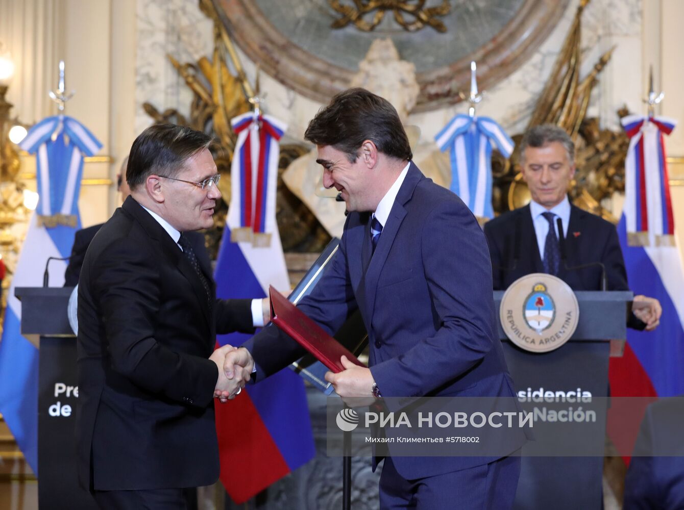 Официальный визит президента РФ В. Путина в Аргентину. День второй