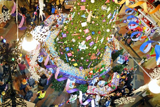 Украшение Москвы к Новому году 