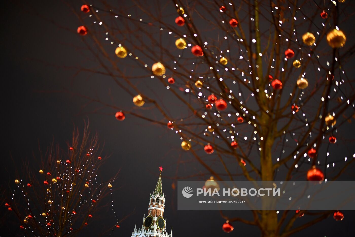 Украшение Москвы к Новому году 