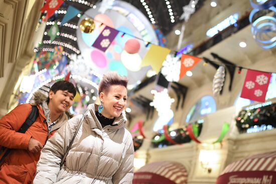 Украшение Москвы к Новому году 