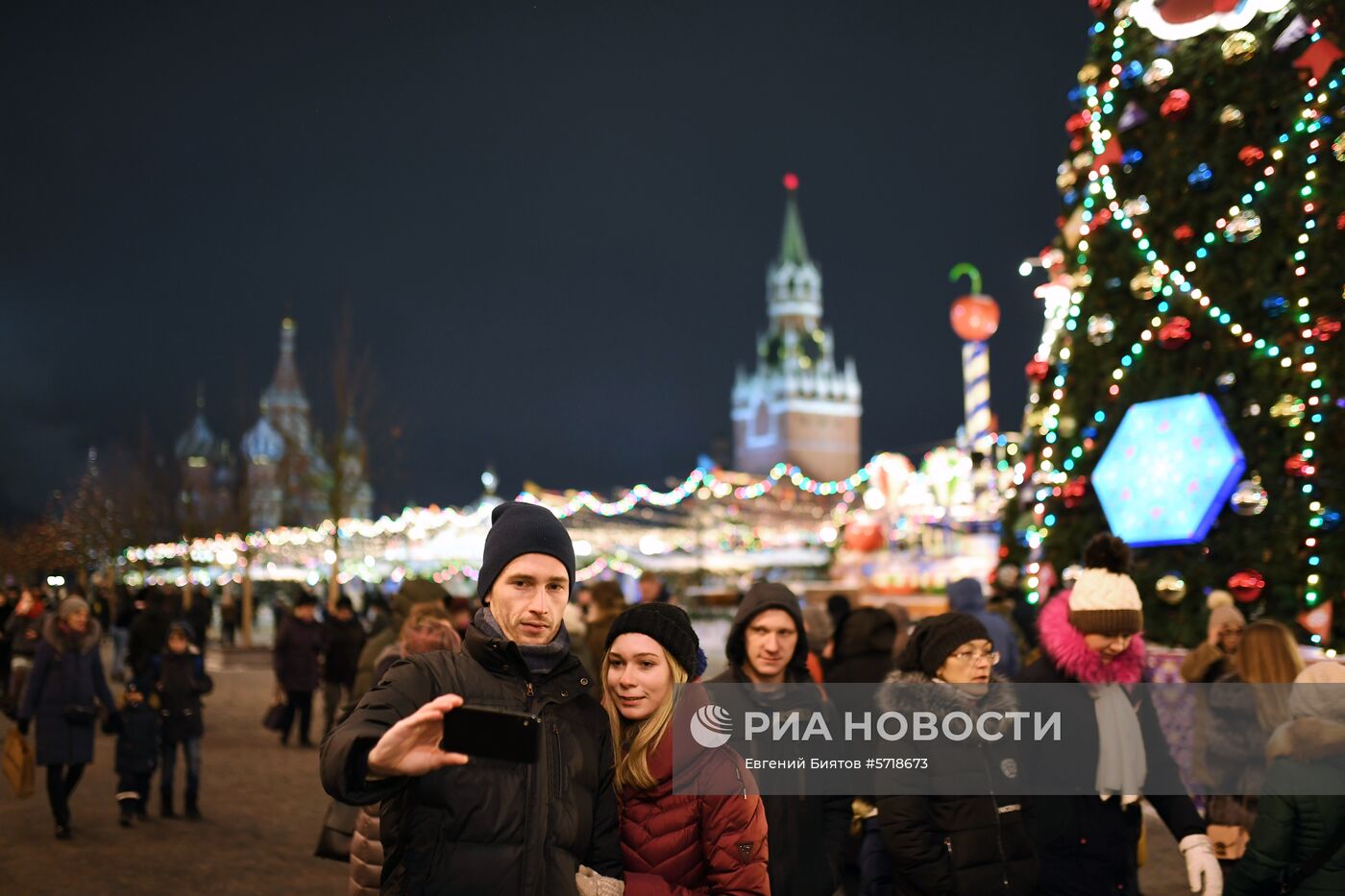 Украшение Москвы к Новому году 