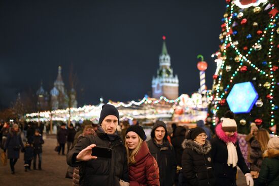 Украшение Москвы к Новому году 