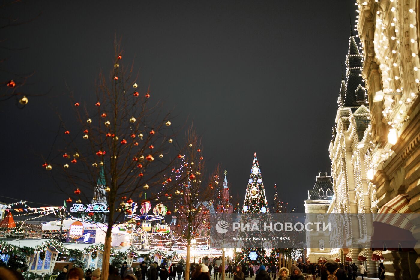 Украшение Москвы к Новому году