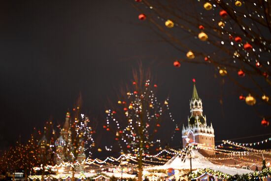 Украшение Москвы к Новому году 